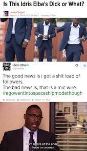 The office, particularly the episode two weeks, is where this meme originated from. I Am Aware Of The Effect I Have On Women Dundermifflin