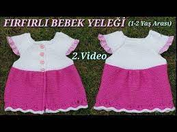 Yeni Moda Paspas Kollu Firfirli Kiz Bebek Yelek Anlatimi Nazarca Com Bebek Bebek Yelek Yeni Moda