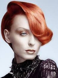 To create it, cut your hair getting long layers on top which can create more body to the short hairstyle. Elegant Retro Look Futuristic Hair Hair Styles Short Red Hair