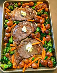 Steak Sheet Pan Dinner Lou Lou Girls Recipe Sheet Pan Dinners Recipes Recipes Sheet Pan Cooking