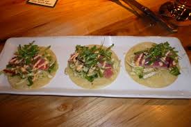 I love this new cole slaw i've been making, with cabbage, 1 tablespoon each of olive oil and cider vinegar, 1 teaspoon of honey, salt, a bit of chopped red onion. Bailiwick Japanese Fish Tacos Picture Of Bailiwick Las Vegas Tripadvisor