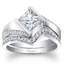 Imagine your princess cut diamond set in a platinum halo of pave diamonds, accented with rose gold. Barkev S Tension Twist Princess Cut Diamond Engagement Ring Ben Garelick