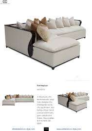 60 0275 The Hepburn A Fabulously Chic Sectional Sofa Originally Designed By Christopher For His City Apartment Featuring Un Christopher Guy Einrichtung Stil