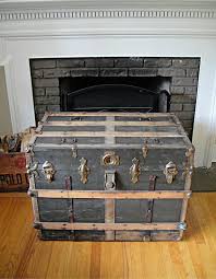 1800 S Flat Top Steamer Trunk Foot Locker By Rustynaildesign 229 00 Steamer Trunk Trunks Blanket Chest