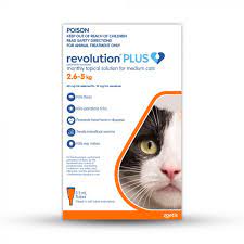 A tablet form and a topical form. Revolution Plus Medium Cats 2 6 5kg Orange Vet Products Direct Australia