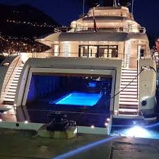 Luxury Mega Yacht With An Indoor Swimming Pool Tag Someone Yacht Yacht Design Boats Luxury