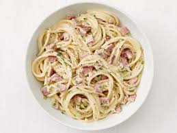 Spaghetti With Ham And Brie Recipe Food Network Recipes Easter Dinner Recipes Ham Recipes