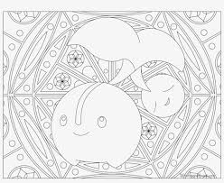 Visit our page for more coloring! Adult Pokemon Coloring Page Cherubi Mandalas De Pokemon Para Colorear Transparent Png 1024x791 Free Download On Nicepng