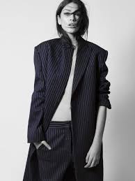 Black And White Pinstripe Suit Womens Stella Mccartney Stripes Fashion Editorial Fashion Pinstripe Suit Women