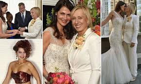 Not only has she won the tournament, but now it can remembered as the place where her longtime partner said yes. Julia Lemigova Married Martina Navratilova Last Month Daily Mail Online
