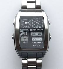 Citizen Vintage Ana Digi Temp Vintage Watches Watches For Men Citizen Watch