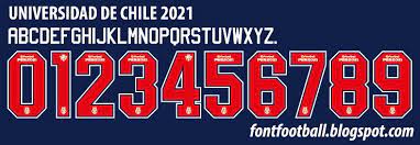 27 julio, 2021 luchando hasta el final: Font Football Font Vector Universidad De Chile 2021 Kit