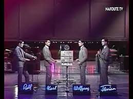 Kraftwerk Radioactivity French Tv 1978 Kraftwerk Electronica Synth Pop