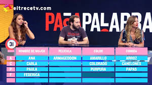 Divertite y jugá junto al mono de kapanga, jimena cyrulnik, tyago griffo y florencia otero. Pasapalabra Programa 04 03 19 Hoy Juego Nuevo Youtube