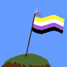 Nonbinary flag rainbow waving stock fooe 100. Gaelyk Leclerc Keroulle
