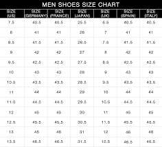 Ck Shoes Size Chart Buurtsite Net