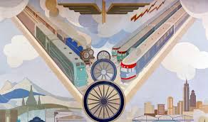Transportation On Peter Alma S Wall Paintings Https Cstu Io 443f2c Mural Painting Wall Painting