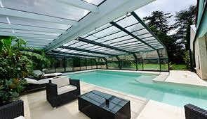 Pose D Un Abri Piscine Haut Adosse A St Genas 69
