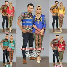 Mendekati awal tahun 2021, sederet prediksi tren fashion 2021 mulai bermunculan. Model Baju Batik Couple Muslim Modern Elsanti Etnic Trend 2019 Shopee Indonesia