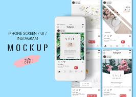 Create print files and product mockups for your store—all in one go. Free Iphone Screen Ui Instagram Design Mockup Free Mockup