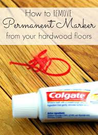 How to get sharpie off hard surfaces. Permanent Marker Removal Cleaning Wood Floors Staining Wood Remove Permanent Marker