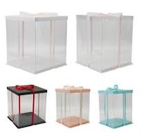 Clearance large clear pvc boxes Outlet