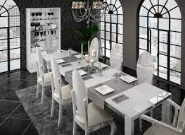 Create the perfect dining room for you and your family. Carmen White Dining Room Modern Dining Room Sets Dining Room Furniture