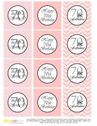 Rose Gold Happy Birthday Cake Topper Printable Printable 70th Birthday Rose Quartz Cupcake Toppers 70th Etsy In 2020 70th Birthday Birthday Roses Free Birthday Stuff