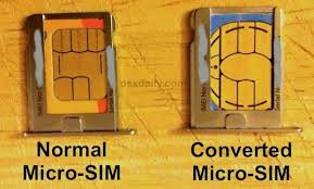 Then insert the tray into the device completely and in the same orientation that you removed it. Convert A Sim Card To Micro Sim By Cutting With Scissors A Nail File Osxdaily