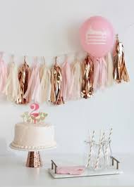 Rose Gold Birthday Themes For Women Rose Gold Fringe Tassel Garland Kit Rose Gold Theme Gold Birthday Party Rose Gold Party
