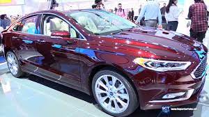 2017 Ford Fusion Platinum Exterior And Interior Walkaround Debut At 2016 Detroit Auto Show Ford Fusion Detroit Auto Show Ford