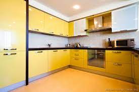 Since dark stains and smudges stand out visually on a light surface, yellow kitchen cabinets may require more frequent. 160 Yellow Kitchens Ideas Yellow Kitchen Kitchen Design Yellow Kitchen Cabinets