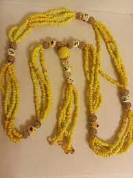 Check Out This Item In My Etsy Shop Https Www Etsy Com Listing 679786506 Oshun Sunflower Mazo Necklace Necklace Etsy Bee Bracelets Ceramic Beads