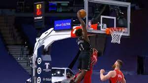 Anthony edwards throws down a poster dunk on yuta watanabe. Anthony Edwards Destroys Yuta Watanabe With Poster Dunk Vs Raptors February 19 2021 Youtube