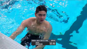 Joseph schooling's hopes of retaining his olympics gold medal in the men's 100m butterfly have ended at the first hurdle, after he was eliminated in thursday evening's heats. Joseph Schooling S 50 96 100m Butterfly Youtube