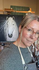 Upcoming Artist @offcutgallery Elise Vegar came to the cafe and  @jarrahdaleequestrian about a month ago She emerged herself in the horse  experience and then came up today to gift us this beautiful