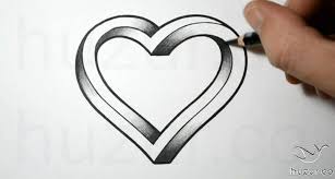 Ideen Zeichnen Fur Anfanger Love Heart Drawing Heart Drawing Easy Drawings
