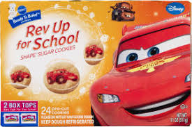 They each bake at like the tollhouse, the pillsbury cookie is generously stuffed with chocolate but it's still pretty. Pillsbury Ready To Bake Rev Up For School Shape Sugar Cookies 24 Ct Pillsbury 18000436279 Customers Reviews Listex Online