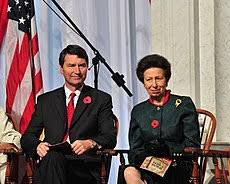 They were married until 2010, when princess anne with second husband timothy laurence (left) and parker bowles at cheltenham. Anne Princess Royal Wikipedia