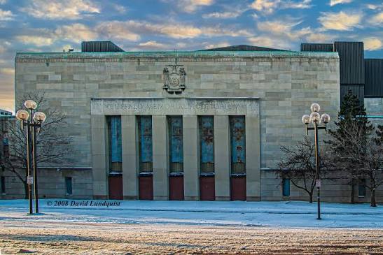 Buffalo Memorial Auditorium before it was torn down in 2008.