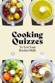 To play this quiz, please finish editing it. Cooking Quizzes