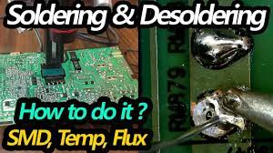 Soldering Desoldering Tutorial Beginners How To Video Temp Smd Flux Youtube