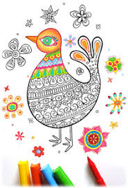 With lots of colors, even though it looks like random thoughts of coloring, it can be learned as material for understanding children's psychology. Printable Coloring Pages Fun Downloadable Adult Coloring Books By Thaneeya Mcardle Art Is Fun