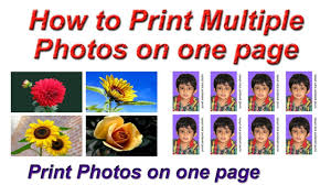 Switch to 4 images per page (as an example) 3. How To Print Multiple Photos On One Page Print Multiple Passport Size Photo One Page A4 Youtube