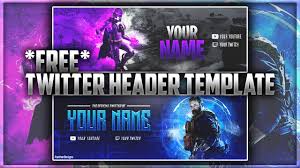 This alternates between a battle star and a banner from week. Fortnite Warzone Twitter Header Template Free Photoshop Download Youtube
