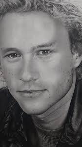 The pleasure in the finish ✍, ., ., #pencildrawing #hyperrealism  #strathmorepaper #portraitdrawingartist #generalscharcoal #generalpencil  #heathledger #charcoalart