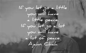 There is a wonderful story in the chinese martial arts about the peaceful warrior, in which a young apprentice, while training in the use of the chinese sword, asked his teacher why, if he was striving to be inwardly calm and at peace, he needed to learn the ways of a warrior. 150 Letting Go Quotes That Will Make You More Peaceful