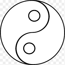Yin and yang are light and darkness, earth and air, good and evil, hard and soft, male and female. Yin And Yang Drawing Line Art Yin Yang White Text Png Pngegg