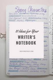 10 Ideas For Your Writer S Notebook Check More At Https Www Diyinfo Xyz 2019 07 11 10 Ideas Writing Notebook Book Writing Tips Writing Notebook Organization