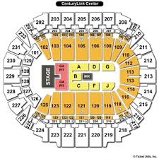 Centurylink Center Omaha Ne Seating Chart Best Picture Of